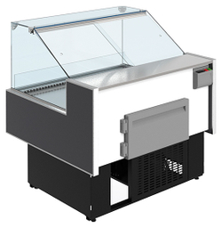Витрина холодильная CRYSPI Sonata Quadro SN 1200 LED (с боковинами)