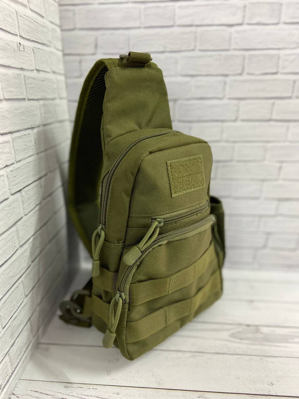 Плечевая сумка с MOLLE-системой / олива