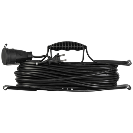 Удлинитель силовой ЭРА GREEN LINE FR-10-30m Greenline на рамке 1 розетка без заземления 30м ПВС 2x1мм2