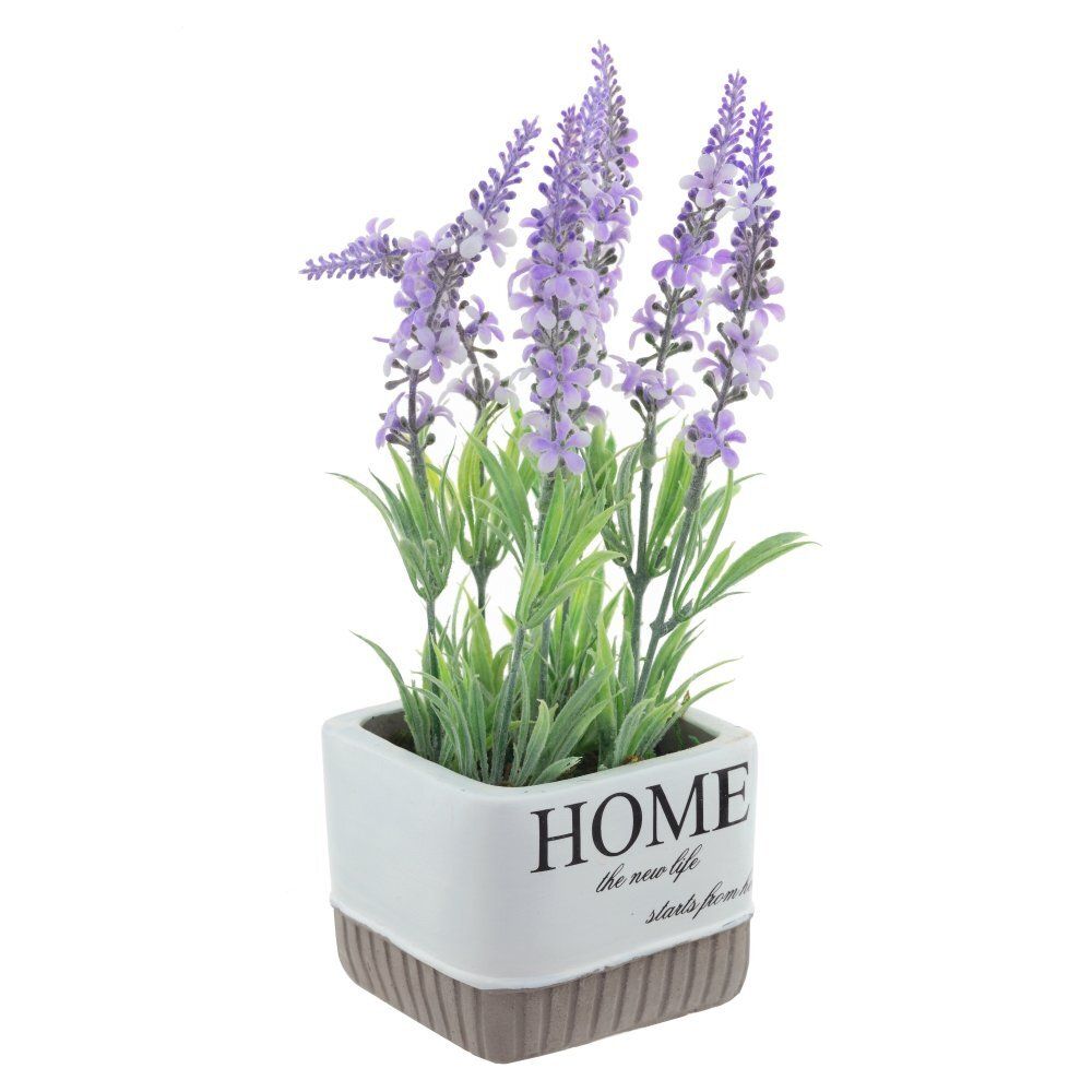 GAEM Цветочная композиция "Лаванда", L11 W11 H25 см