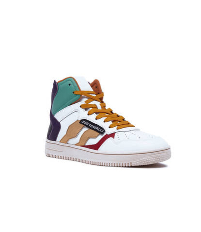 Кожаные кроссовки Just Cavalli - белый(S08WS0169 P1083)