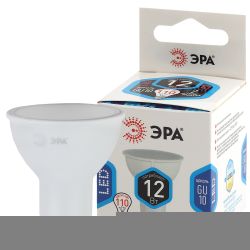 Лампочка светодиодная ЭРА STD LED MR16-12W-840-GU10 GU10 12 Вт софит нейтральный белый свет