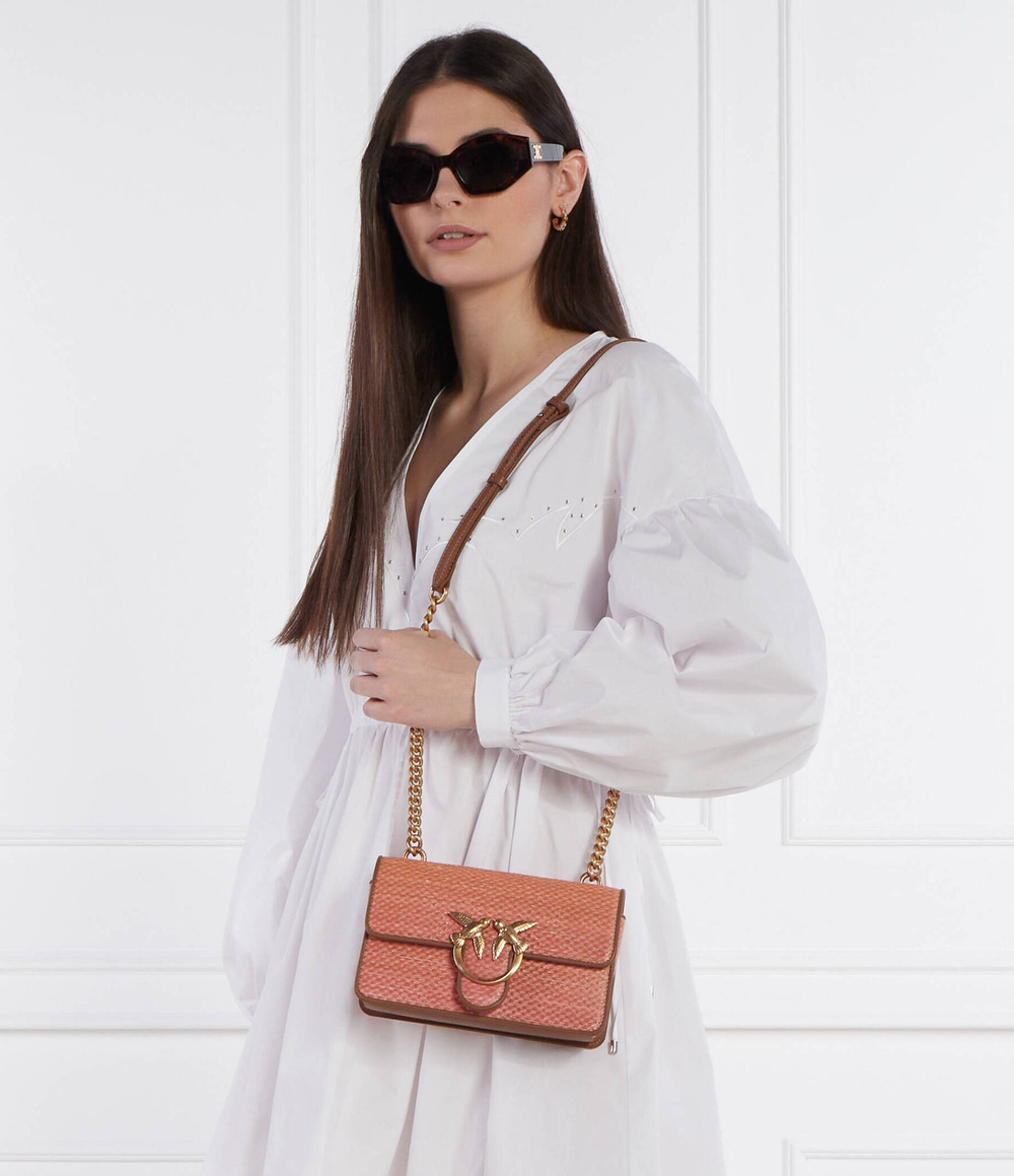 Сумка через плечо LOVE ONE MINI LIGHT Pinko - оранжевый(103335 A1JA)