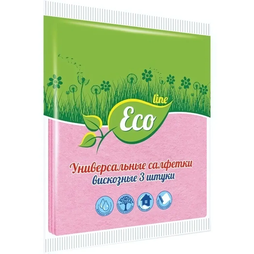 Салфетки универсальные Русалочка ECO LINE 3шт