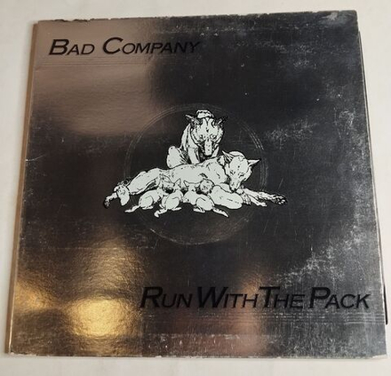 Винтажная виниловая пластинка LP Bad Company Run With The Pack (UK 1976)