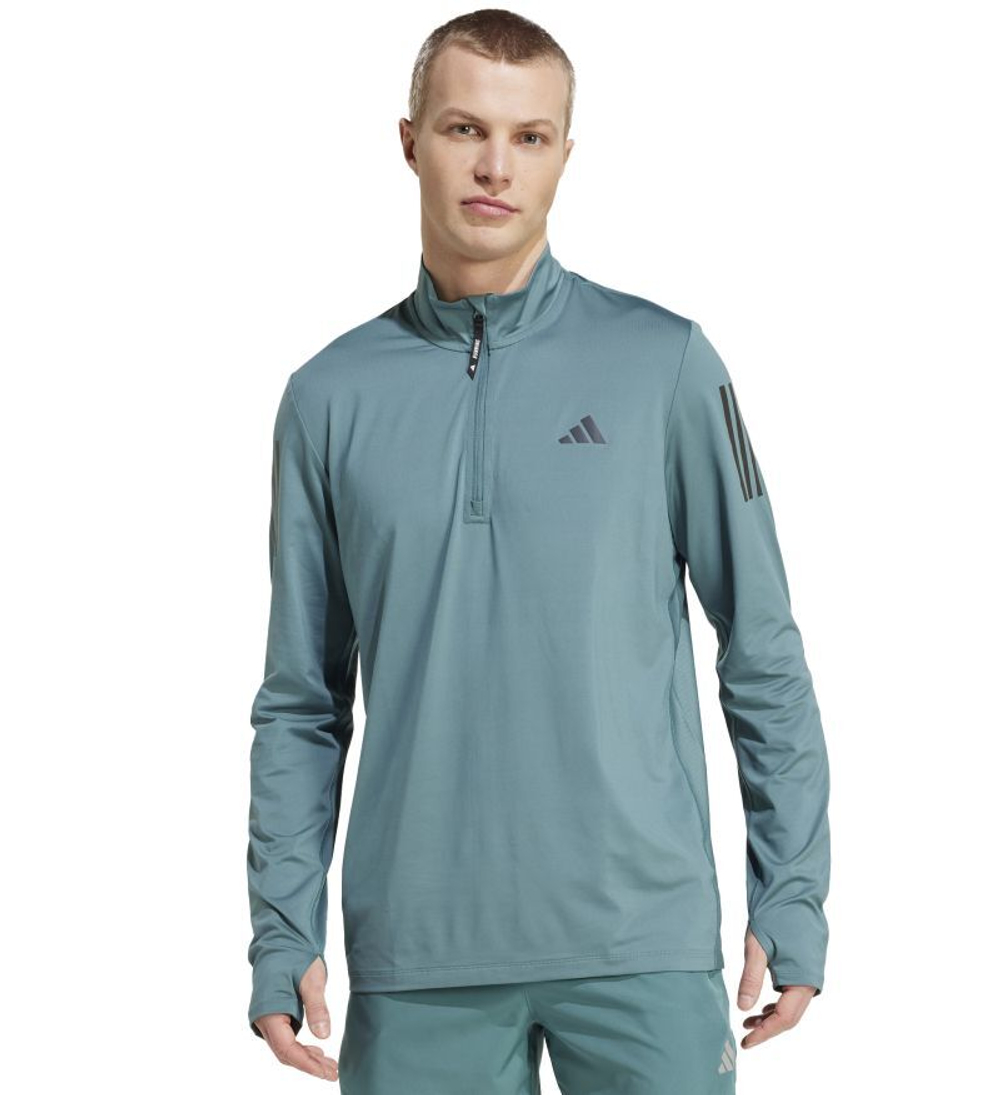 Мужская теннисная кофта Adidas Own The Run - preloved teal