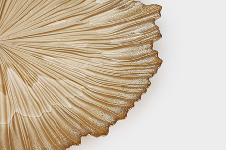 Тарелка обеденная 28см Anna Lafarg Ray золотистая