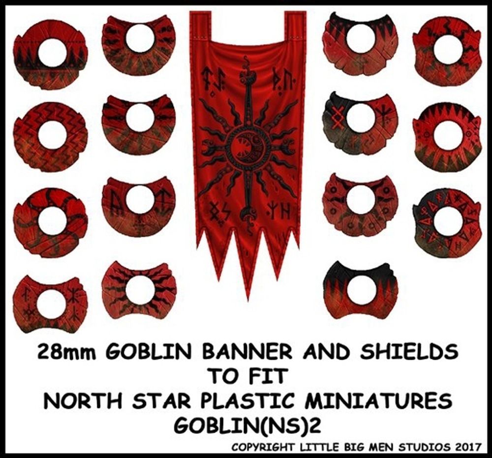 GOBLIN(NS)2  Goblin Banner and Shields 2