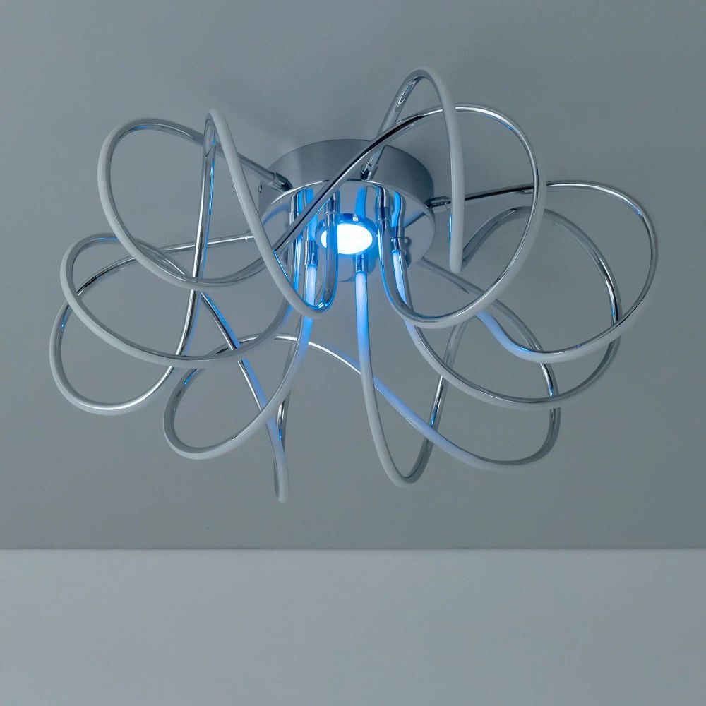 Citilux Мишель CL229161 RGB Люстра светодиодная с пультом Хром