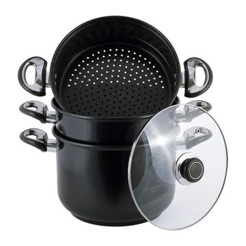 Пароварка 2-х уровневая из углеродистой стали Kamille KM 5826 (диаметр 24 см)