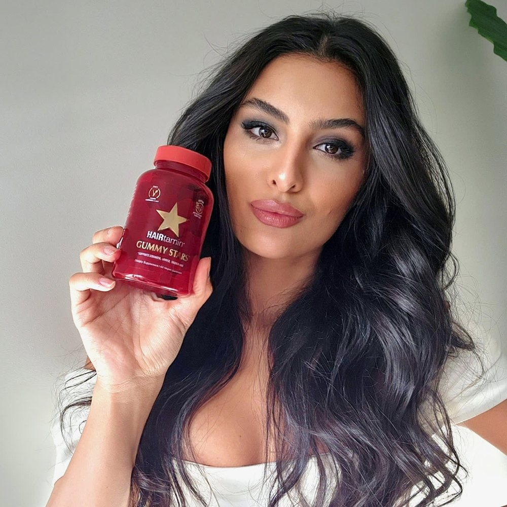 HAIRtamin, Gummy Stars ™, смесь суперфруктов, 60 веганских жевательных мармеладок