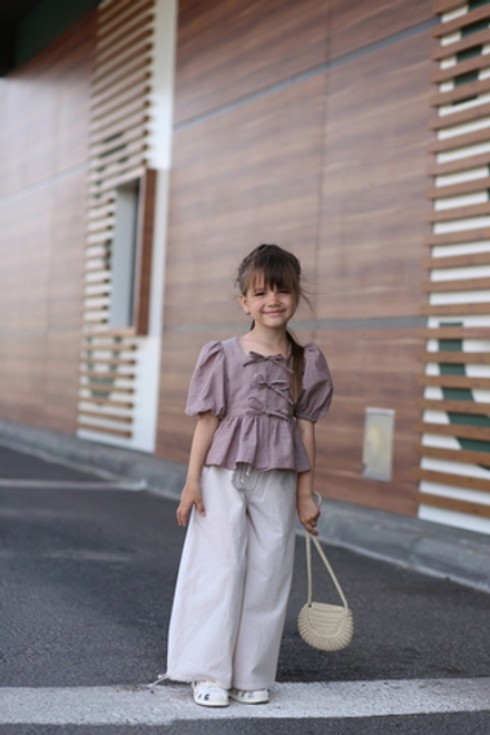 Блузка с завязками