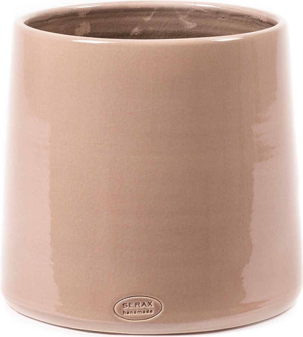 Кашпо Serax Glazed Shades, керамика, 24 см, розовое