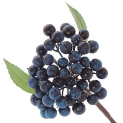 GAEM Ветка искусственная "Ягода", L12 W10 H27 см, 3в.