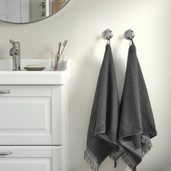 IKEA FJÄLLSTARR  (ИКЕА ФЙÄЛЛСТАРР)  -  Полотенце для рук, темно-серое, 50x100 см