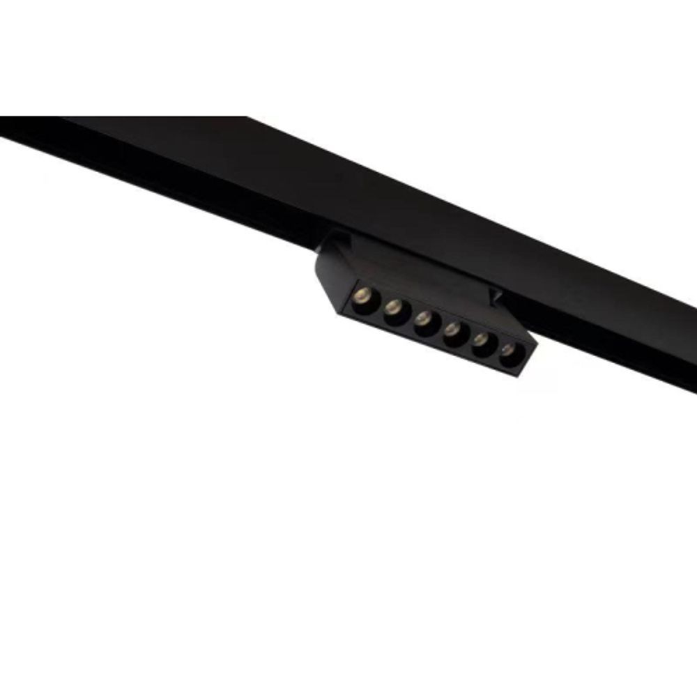 Магнитный трековый светильник ЭРА TRM20-4-11-6W4K BK светодиодный 6Вт 4000К черный | Магнитные трековые светильники