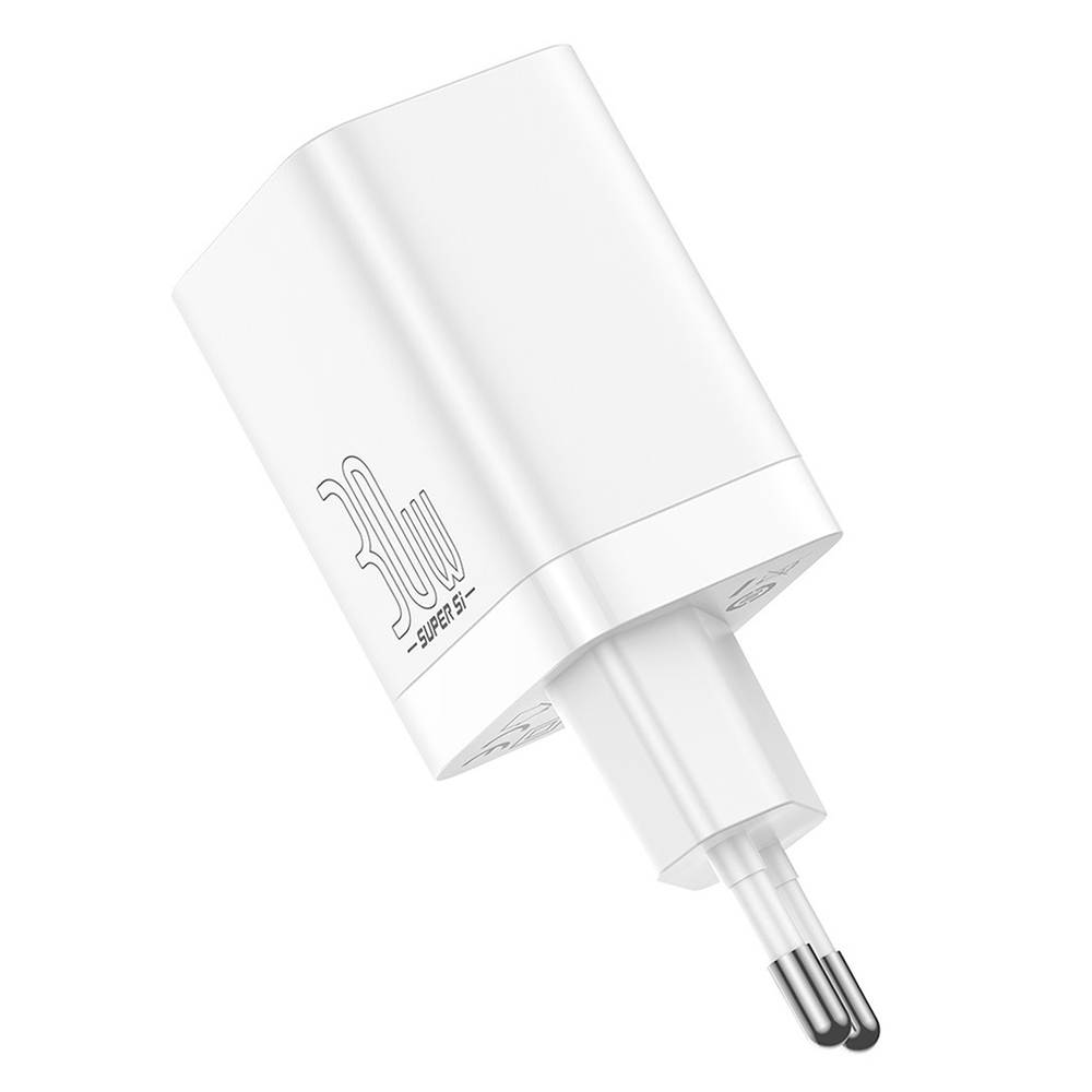 Зарядное устройство Baseus Super Si Pro Quick Charger C+U 30W - White