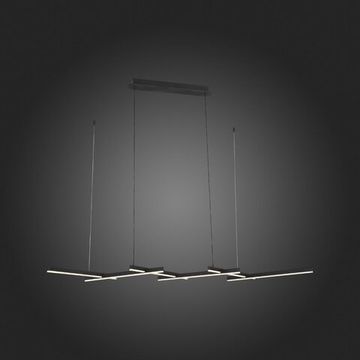 SL394.403.06 Люстра подвесная ST-Luce Черный/Белый LED 6*14W 4000K BASONI