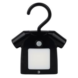 Ночник - светильник светодиодный ЭРА NLED-486-1W-MS-BK на батарейках с датчиком движения черный