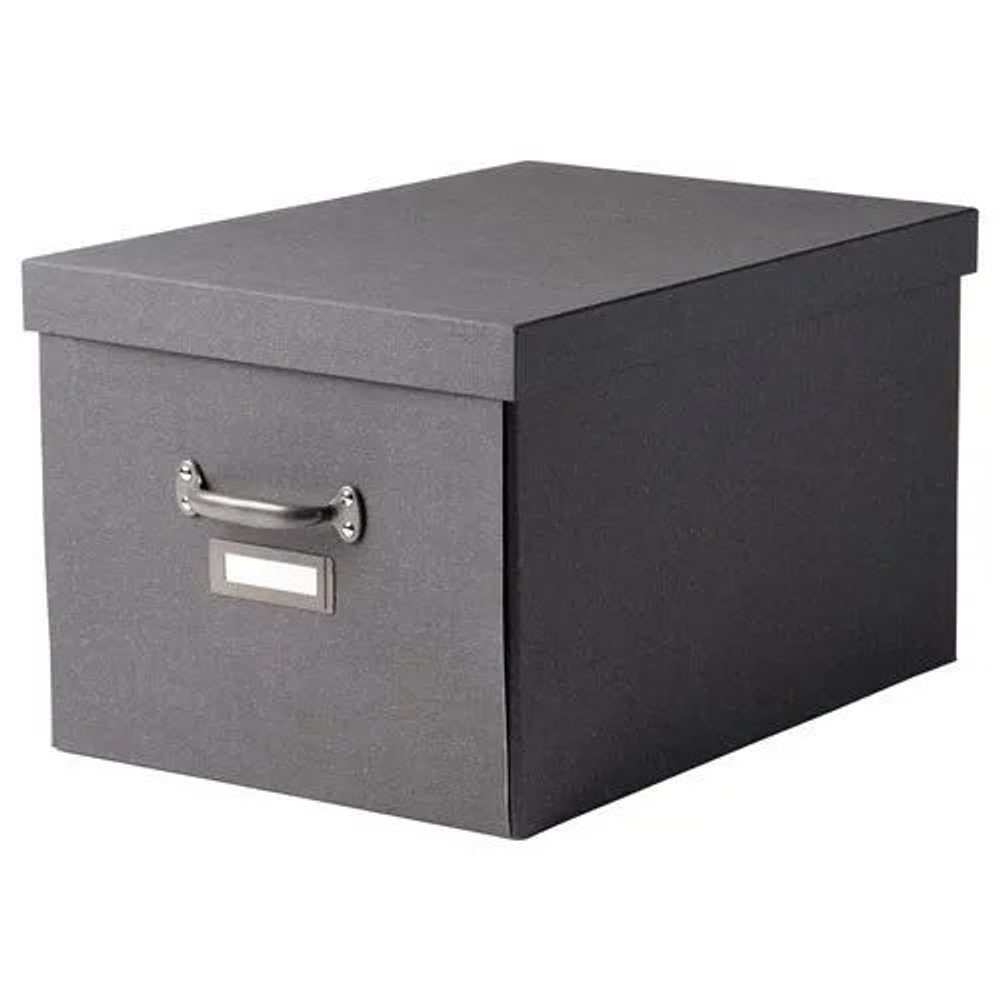 ТОГ TJOG Коробка с крышкой 25x36x15 см, серая