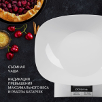 Весы кухонные электронные, Polaris, PKS 0323DL, чаша, точн 1 г, до 3 кг, 6280