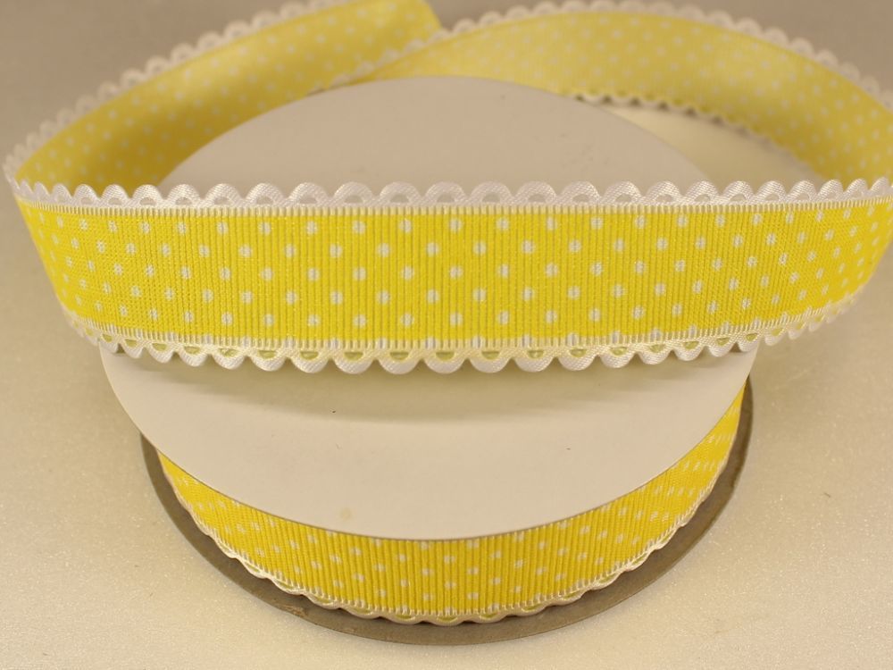`Лента декоративная, ширина 25 мм(313072), цвет: №3 желтый