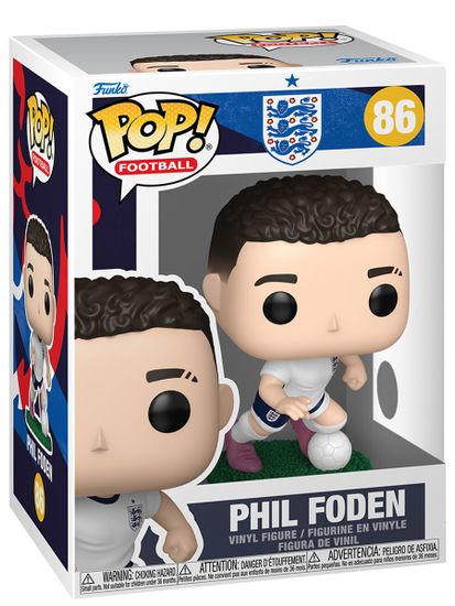 Фигурка Funko POP! Football England Phil Foden (86) 94466 / Фигурка Фанко ПОП! в виде английского футболиста, Фил Фоден