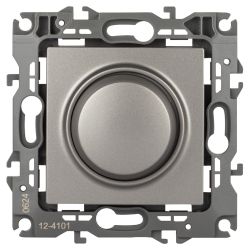 Светорегулятор ЭРА Серия 12 12-4101-16 поворотно-нажимной, 400ВА 230В, титан | ЭРА 12 Титан