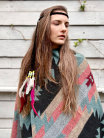 Хиппи-повязка на голову с перьями