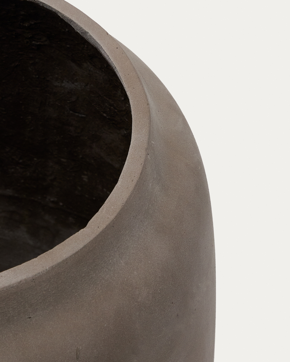 Кашпо Lira цемент терракотового цвета  Ø53см