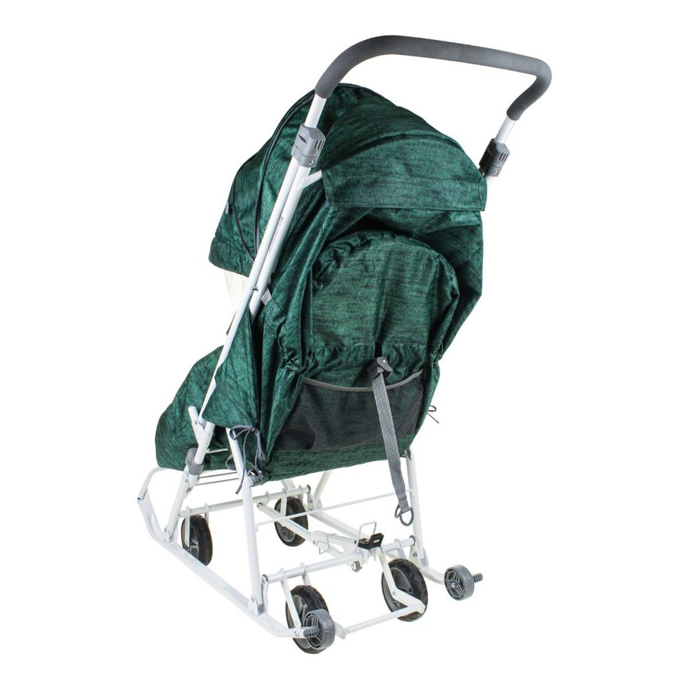 Коляска комбинированная "Наши детки 3-1К" (НДТ3-1К/ВЗ вязанный зеленый)