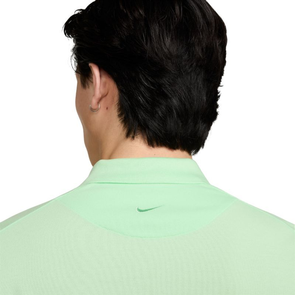 Мужское теннисное поло Nike Rafa Slim - зеленый