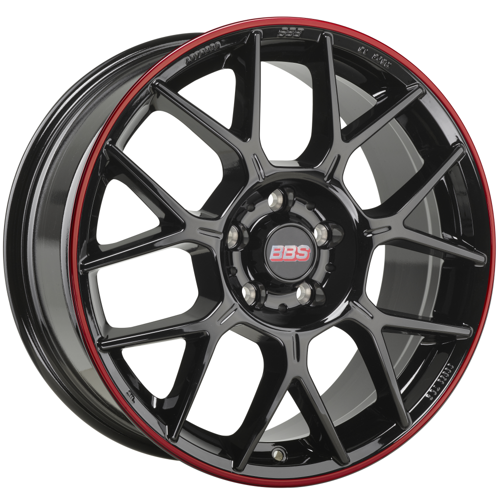 Диск колесный BBS XR 8x18 5x100 ET45 CB70.0 glossy black