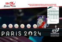 Мячи для н/т Double Fish PAR40+ 3*** (paris(6 шт/упак.) р-р.40+