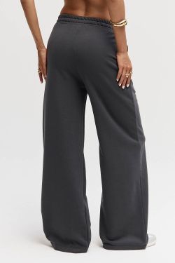 Брюки клеш со стрелкой цвета антрацит