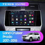 Teyes CC4 Pro 10,2" для Toyota Land Cruiser Prado 2017-2018