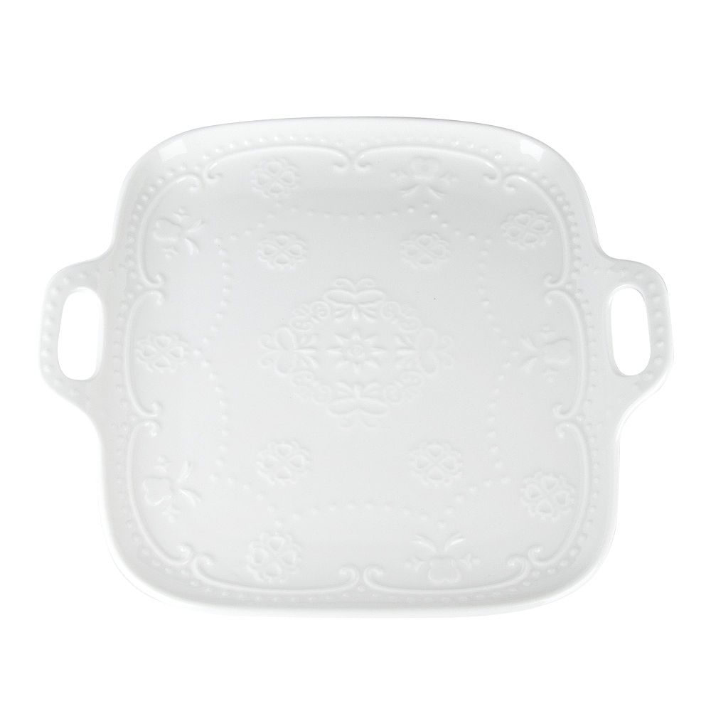 Блюдо " " 20х20,5х2см (min6) (фарфор) (транспортная упаковка)