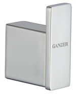 88151 Одинарный настенный крючок (ХРОМ) GANZER  (20/1шт)