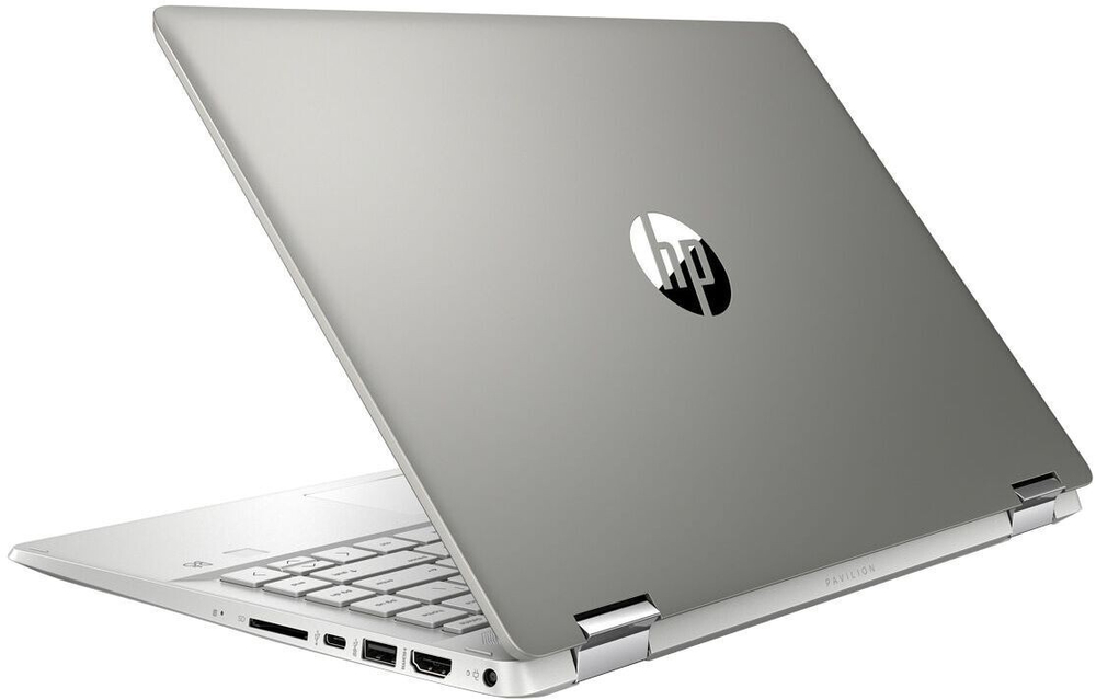 Ноутбук HP Pavilion x360 14-dh1015ur 14; 1920x1080 (Full HD) сенсорный/ Intel Core i5 10210U, 1600 МГц/ 8 Гб DDR-4/ 256 Гб SSD/ Intel UHD Graphics, Wi-Fi/ Bluetooth, Cam/ Windows 10 Home / серебристый 1B2Q9EA