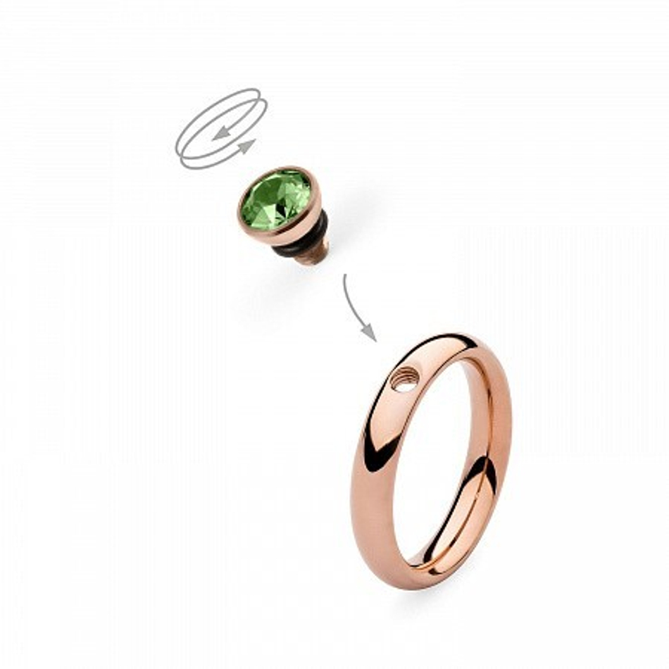 Шарм Qudo Bottone peridot 630119 G/RG