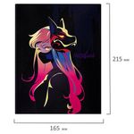 Тетрадь на кольцах А5 165х215 мм, 120 листов, твердый картон, клетка, BRAUBERG, "Anime Girl", 404711