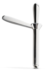 Серебристый анальный расширитель Sinner Kelly Anal Scope (Цвет: серебристый)