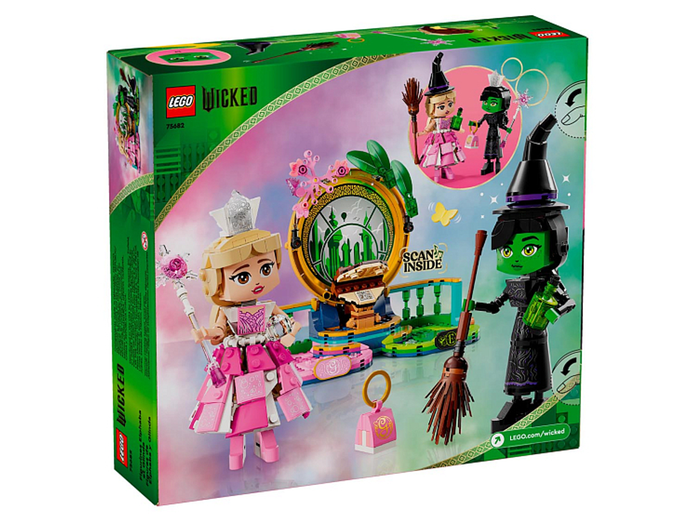 LEGO Wicked 75682 Эльфаба и Глинда — коллекционный набор Волшебник страны Оз