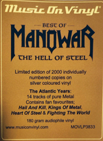 Manowar / Best Of Manowar - The Hell Of Steel (Limited Edition)(Coloured Vinyl)(2LP)