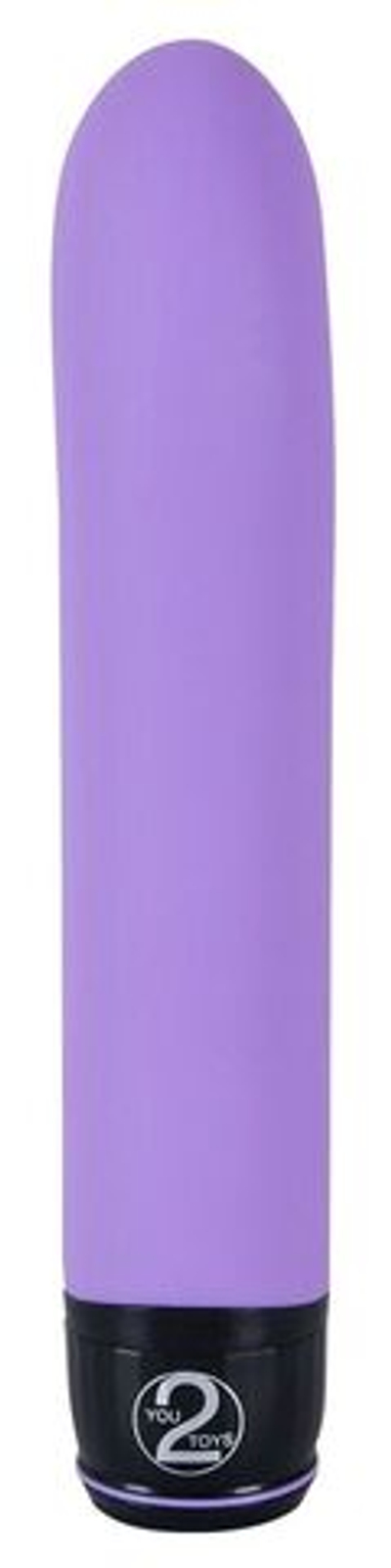 Фиолетовый вибратор G-точки Smile Genius - 20 см. (Цвет: фиолетовый)