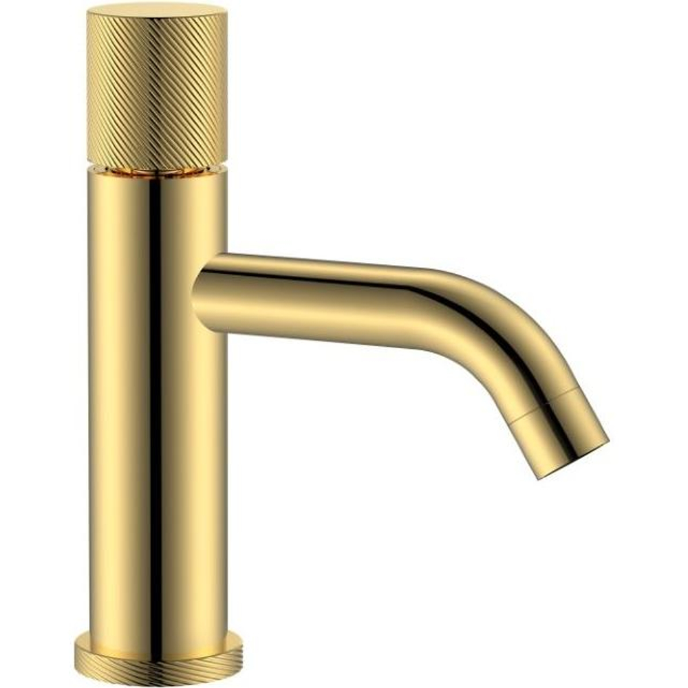 Смеситель для раковины Boheme Stick 121-GG.4 GOLD SPIRALE