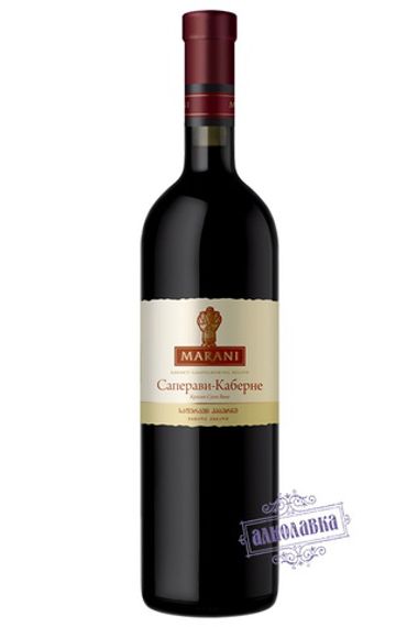 Вино Саперави Каберне Марани красное сухое 0,75л 13%