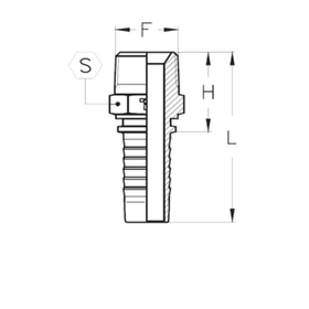 Фитинг DN 38 BSPT 1.1/2
