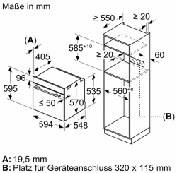 Электрический духовой шкаф Bosch HBA573BS1