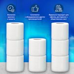 Бумага туалетная TORK PREMIUM, спайка 8 рулонов по 15 метров (Система T4) 3-слойная, белая, 120330